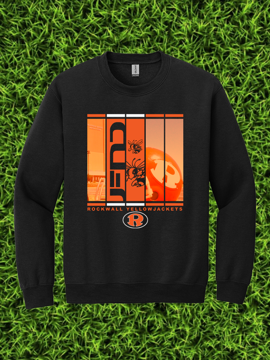 Rockwall Football Helmet Crewneck
