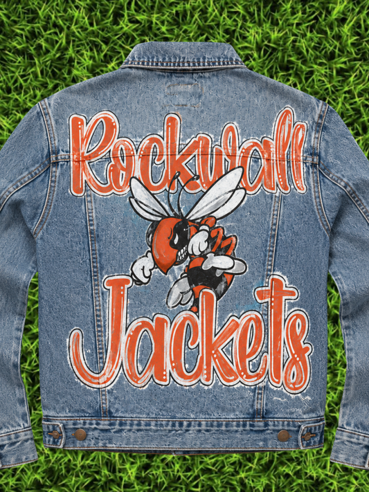 Custom Hand Painted Denim Jacket